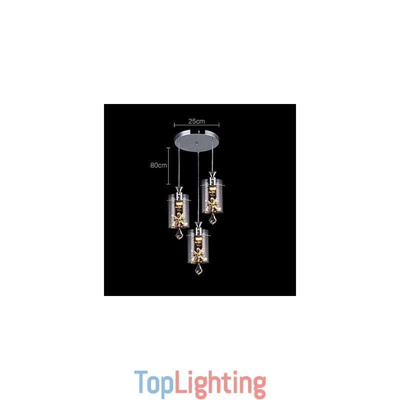 Modern Contemporary Crystal Others Glass Pendant Light