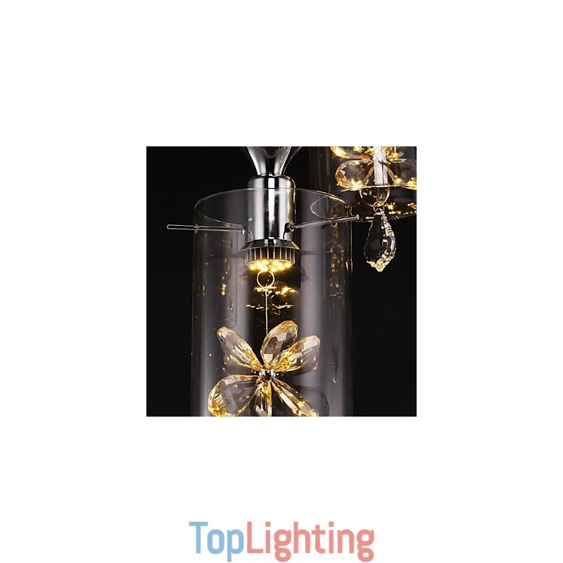 Modern Contemporary Crystal Others Glass Pendant Light