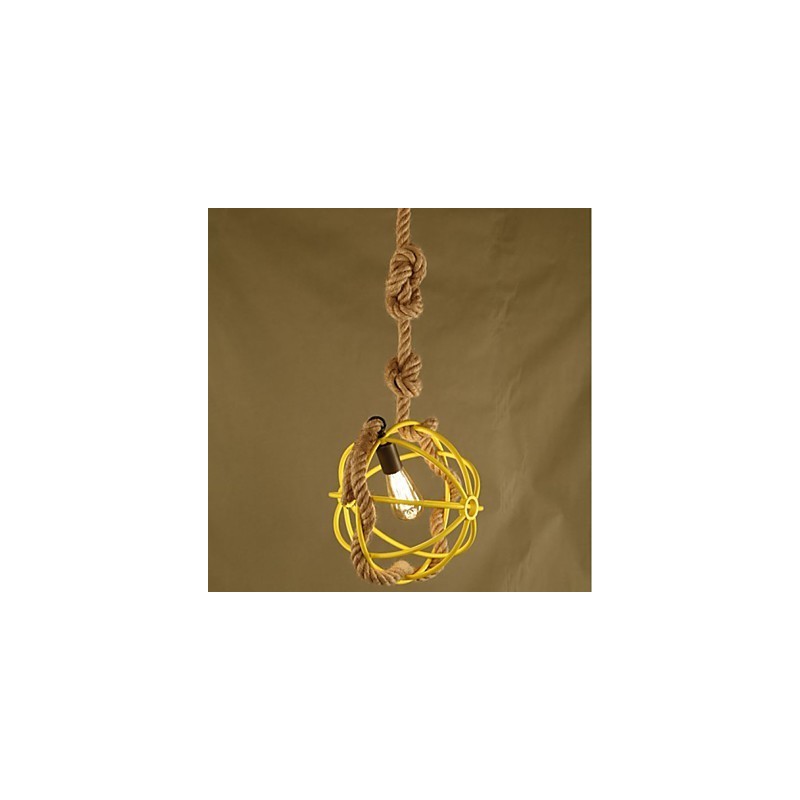 Retro Cafe Art Chandelier Chandelier Rope
