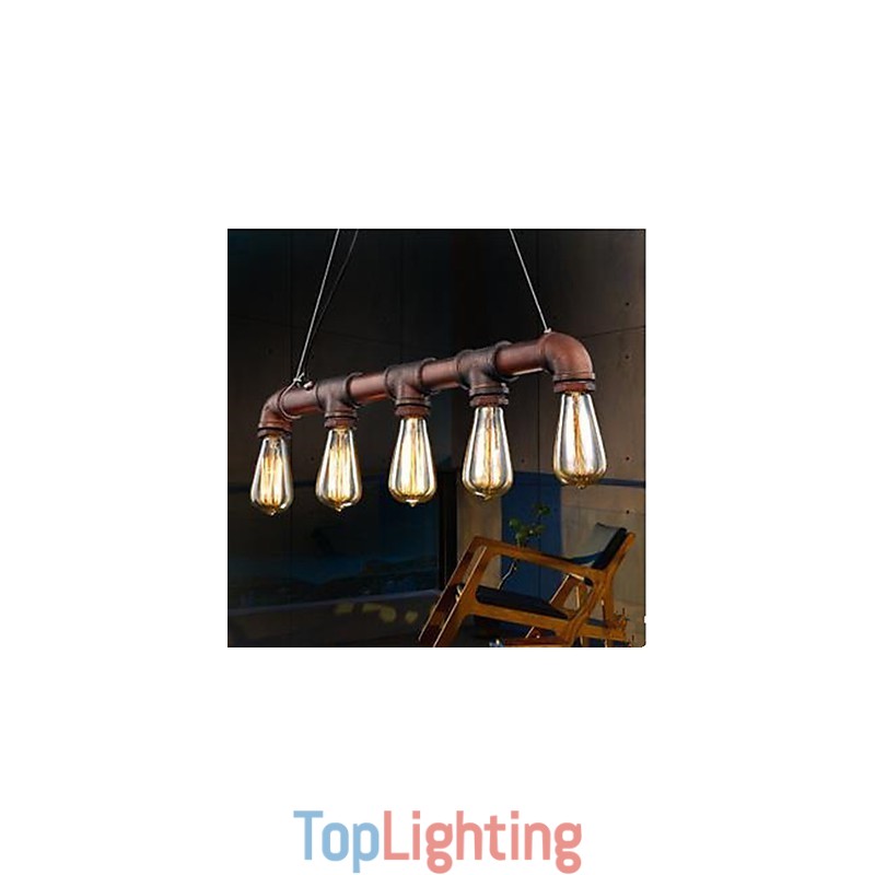 American Country Industrial Porch Loft Conduit Droplight