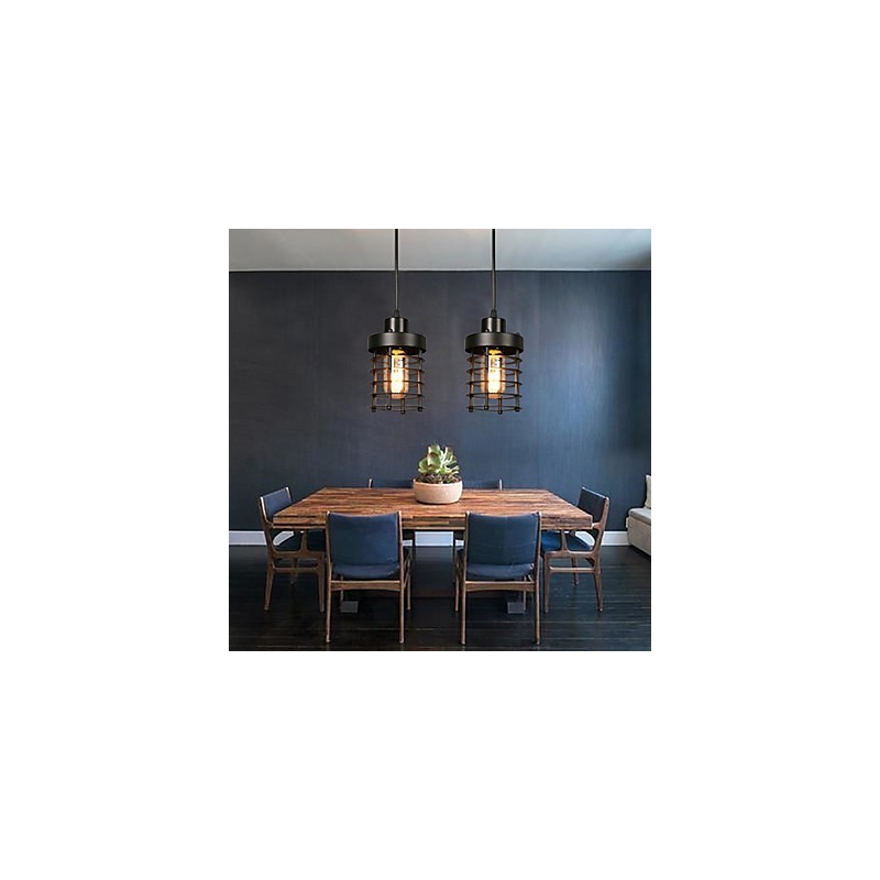 Retro Circle Of Single Head Lamps And Lanterns Character Art Chandelier Lamp
