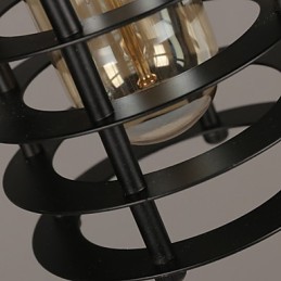 Retro Circle Of Single Head Lamps And Lanterns Character Art Chandelier Lamp