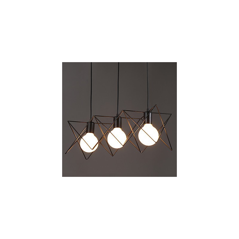 Contracted And Contemporary Creative Design Single Wrought Iron Head Droplight