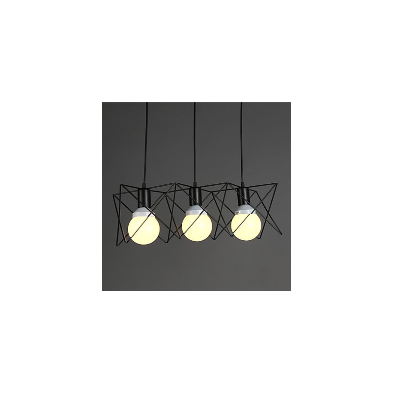 Contracted And Contemporary Creative Design Single Wrought Iron Head Droplight