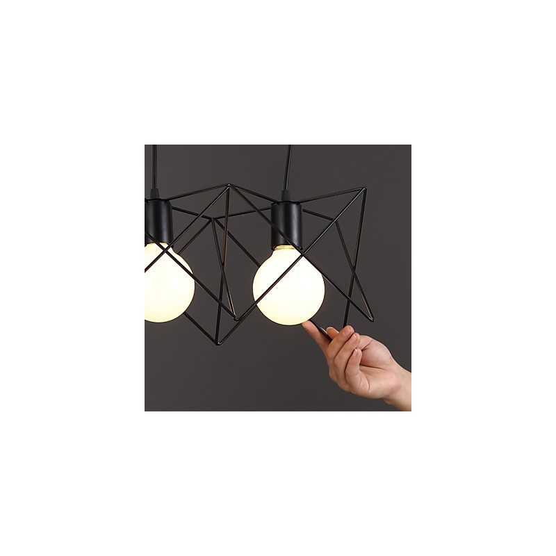 Contracted And Contemporary Creative Design Single Wrought Iron Head Droplight