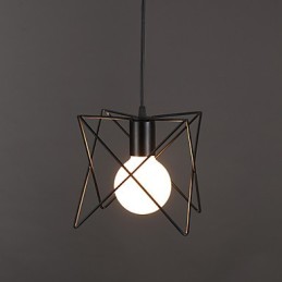 Contracted And Contemporary Creative Design Single Wrought Iron Head Droplight