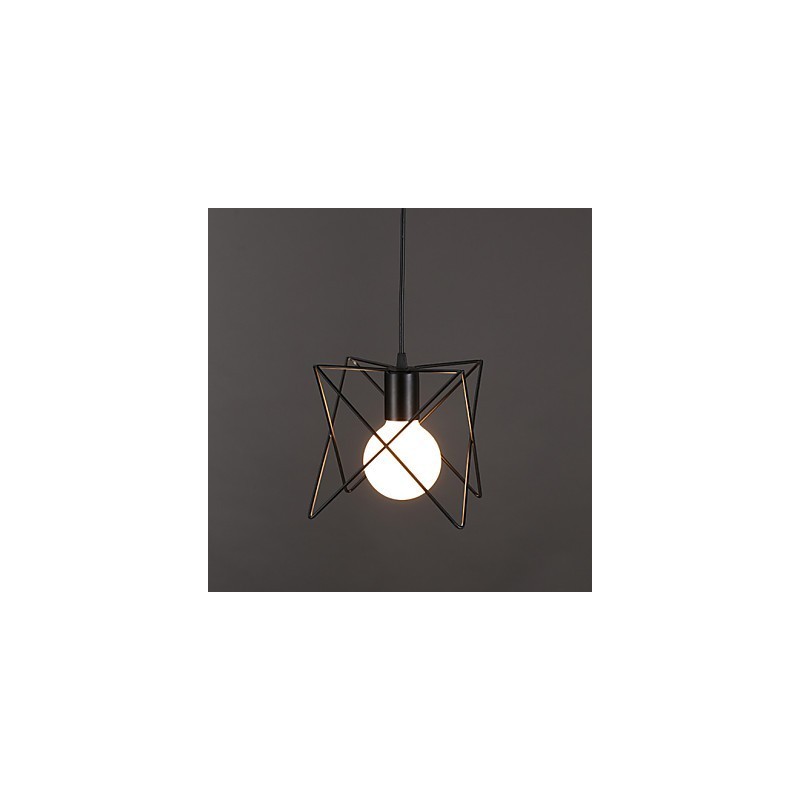 Contracted And Contemporary Creative Design Single Wrought Iron Head Droplight