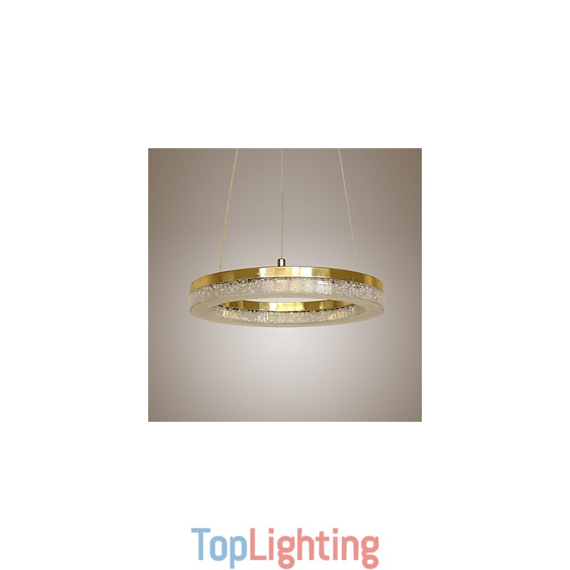 Crystal Pendant Light Golden Modern Lamp