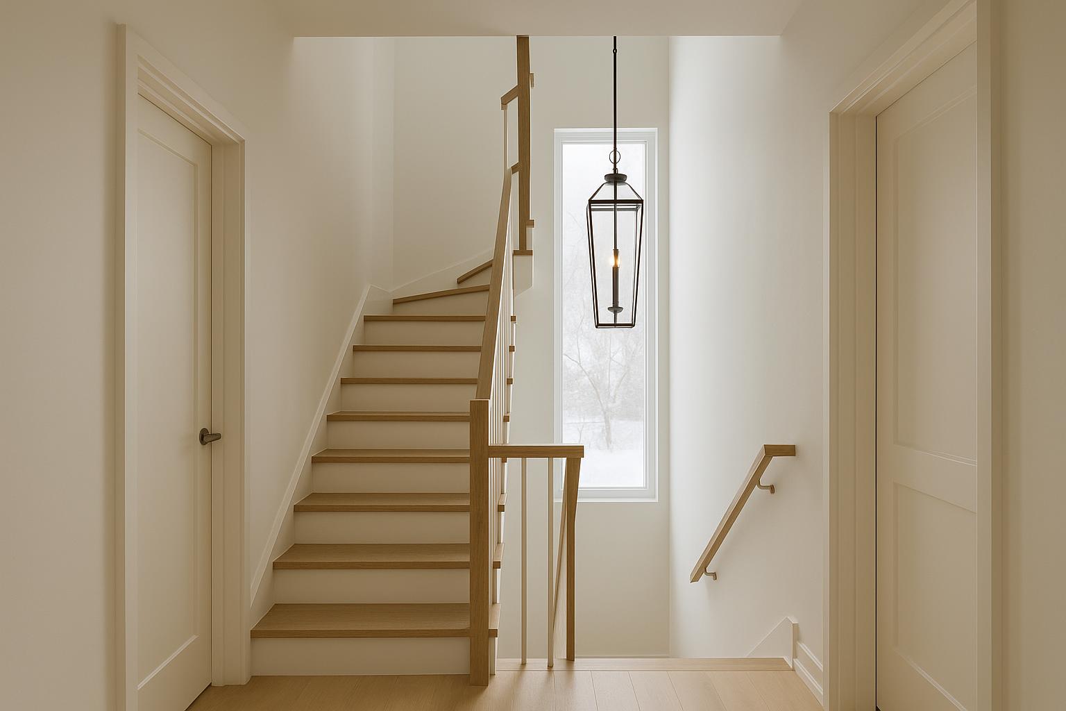 A Stairwell in Section: Choosing Pendant Scale, Position and Light