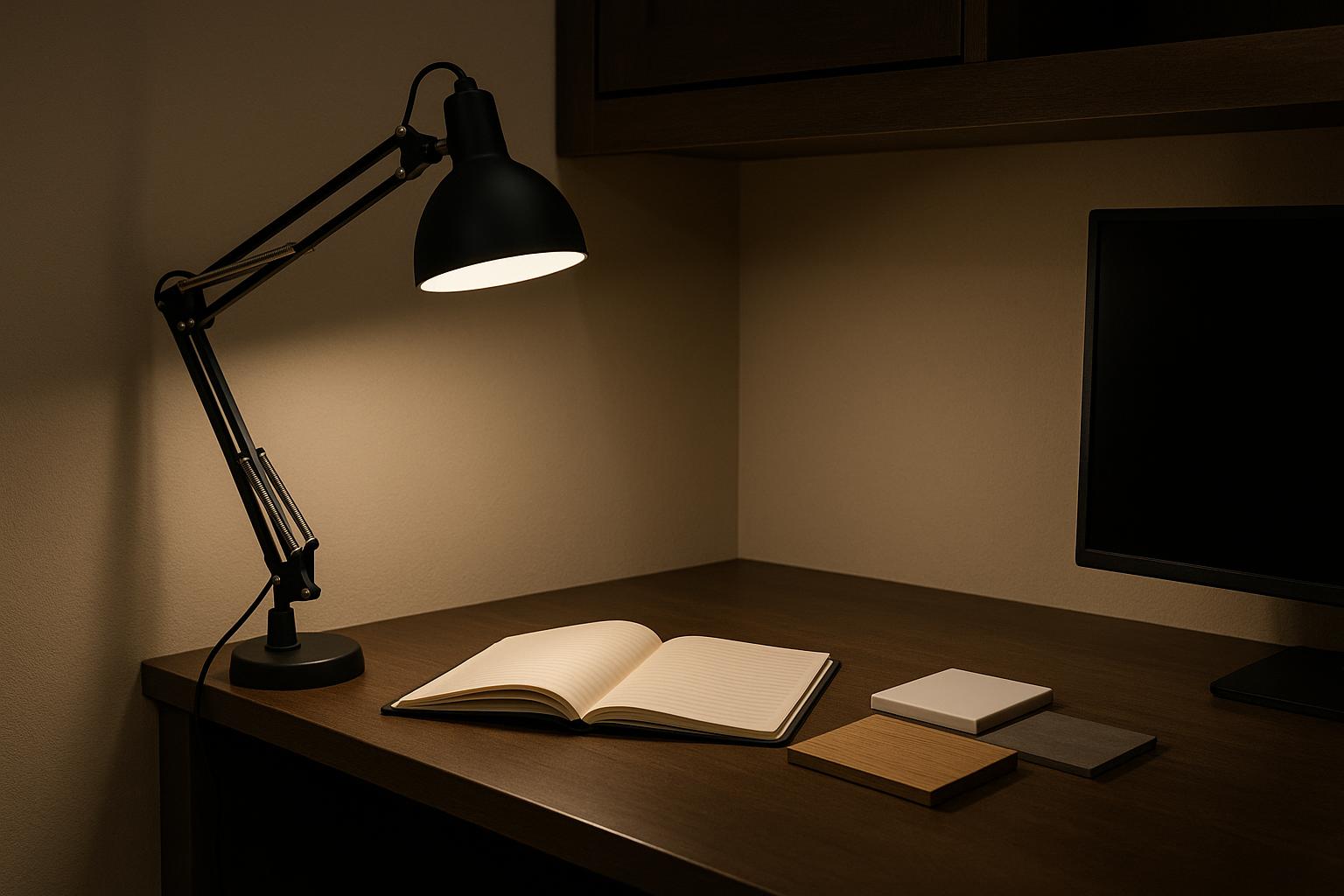 Put the Desk in Charge of the Ceiling Light
