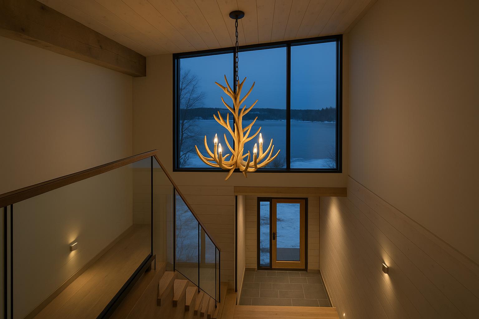 Let the Cottage Lead: A More Restrained Antler Pendant